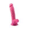 n11963 silexd 7inch glow in the dark dildo pink 1 1