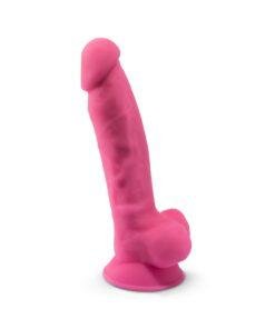 n11963 silexd 7inch glow in the dark dildo pink 2 1