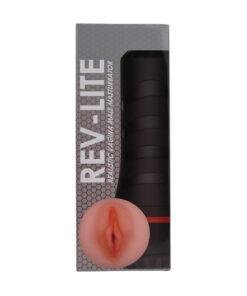 n12463 rev lite realistic vagina male masturbator cup pkg