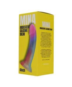 n12535 mina iridescent silicone dildo pkg 2