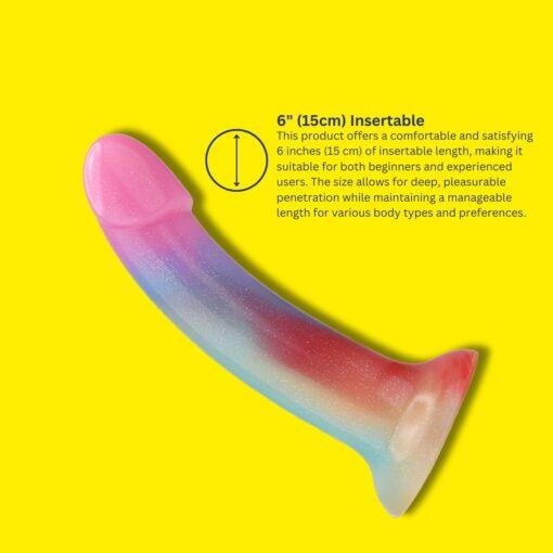 Mina Iridescent Silicone Dildo - Image 4