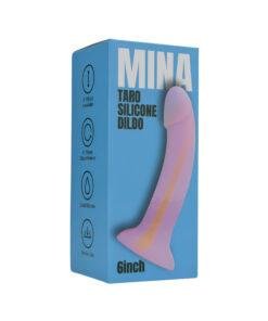 n12537 mina taro silicone dildo pkg 1