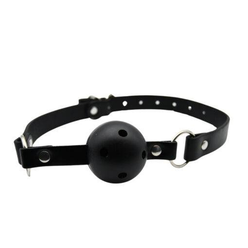 Bound to Play Breathable Ball Gag - Black - Image 3