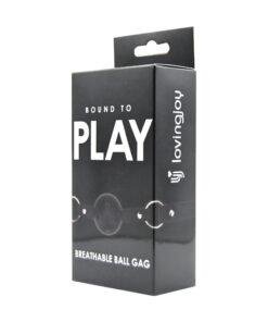 n12447 bound to play breathable ball gag black pkg 2