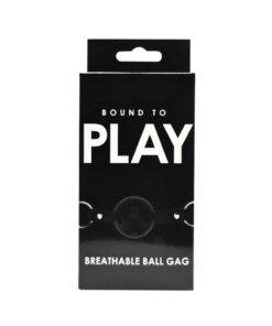 n12447 bound to play breathable ball gag black pkg