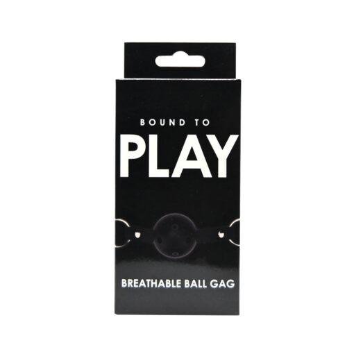 Bound to Play Breathable Ball Gag - Black - Image 6