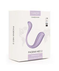 n12565 svakom phoenix neo2 interactive app controlled vibrator lilac 7