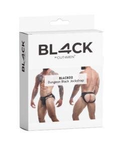 n12722 c4m dungeon black leatherette jockstrap 3