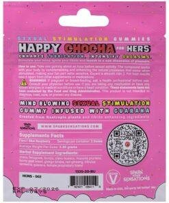 n12567 happy chocha hers sexual stimulation gummies 2pk 3