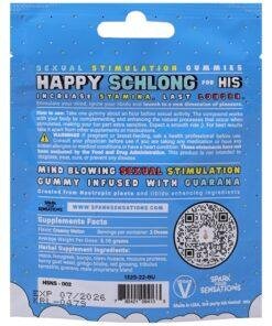 n12568 happy schlong his sexual stimulation gummies 2pk 3