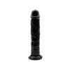 n12624 loving joy 7 5 inch suction cup dildo black 1