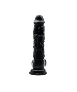 n12627 loving joy 6 inch dildo with balls black 2