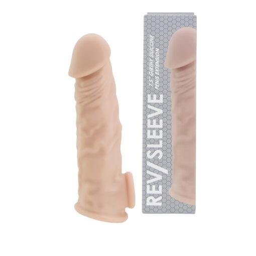 Rev-Sleeves 7.5 Inch Girthy Realistic Silicone Penis Extension Sleeve - Image 7