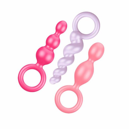 Satisfyer Booty Call Set Of 3 Multicolour Anal Plugs