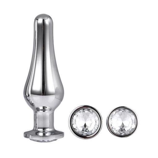 Gleaming Butt Plug Set - Silver - Image 2