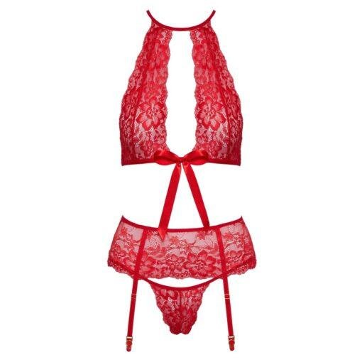 Kissable Halterneck Set - Red - Image 4