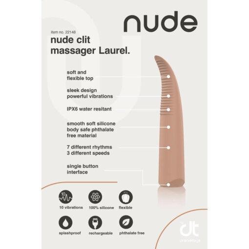 Nude Laurel Mini Travel Massager - Image 3