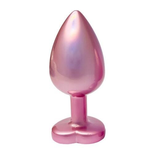 Gleaming Love Pearl Pink Butt Plug - Large