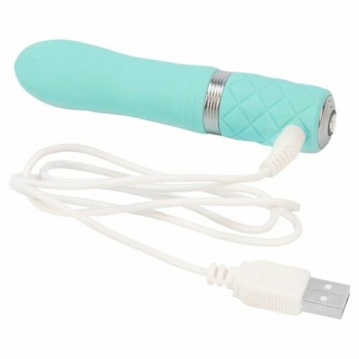 Pillow Talk Flirty Rechargeable Bullet - Teal - Image 2