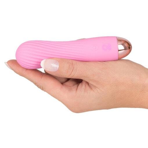 Cuties Silk Touch Rechargeable Mini Vibrator - Pink - Image 2