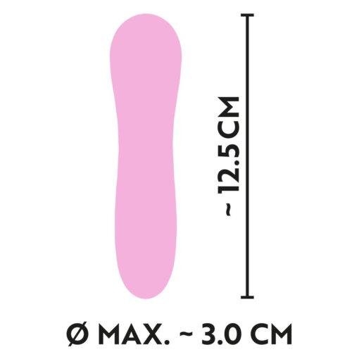 Cuties Silk Touch Rechargeable Mini Vibrator - Pink - Image 4