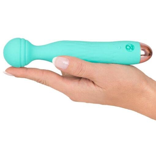 Cuties Silk Touch Rechargeable Mini Vibrator - Green - Image 2