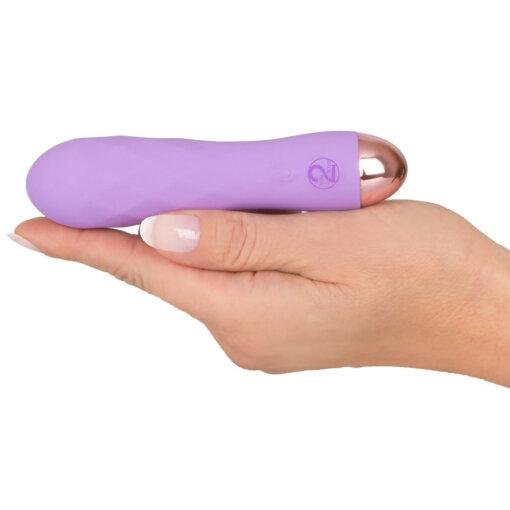 Cuties Silk Touch Rechargeable Mini Vibrator - Purple - Image 2