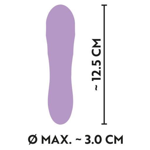 Cuties Silk Touch Rechargeable Mini Vibrator - Purple - Image 4