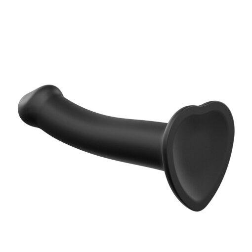 Strap On Me Silicone Dual Density Bendable Dildo Small - Black - Image 2