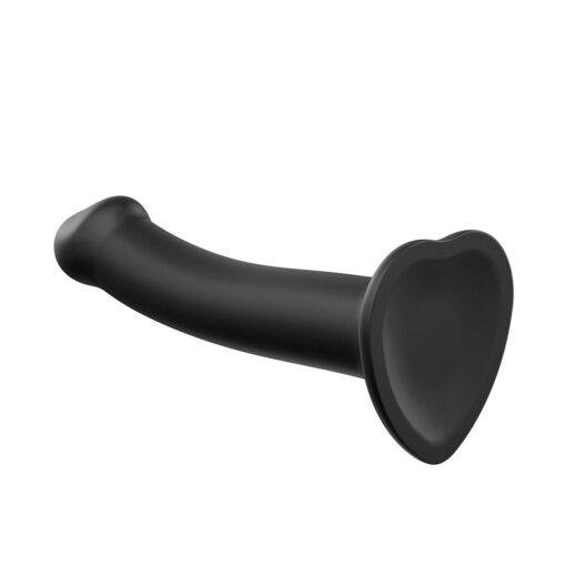 Strap On Me Silicone Dual Density Bendable Dildo Large - Black - Image 2