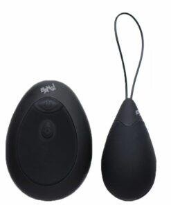 10X Silicone Vibrating Egg Black