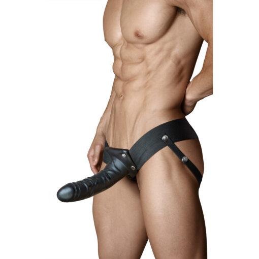 Dr. Skin Hollow Strap On 6 Inch - Black