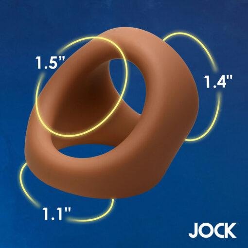 JOCK Silicone Cock and Ball Ring - Medium - Image 2