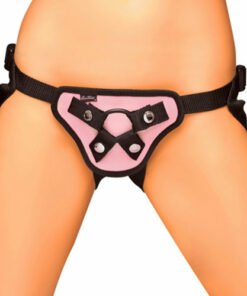 Lux Fetish Pretty In Pink Strap On Harness