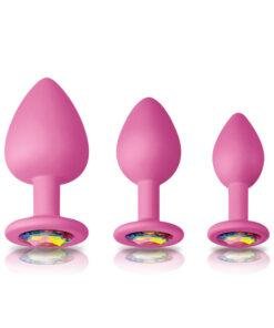 Glams Pink Spades Anal Trainer Kit