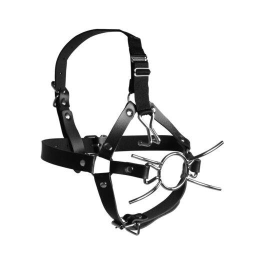 Ouch Xtreme Head Harness With Spider Gag And Nose Hooks - Image 2