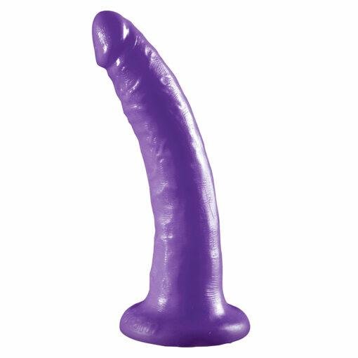 Dillio Strap On Suspender Harness With Silicone 7 Inch Purple Dong - Image 3