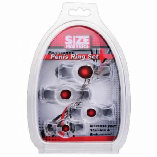 Size Matters Endurance Penis Ring Set - Image 3